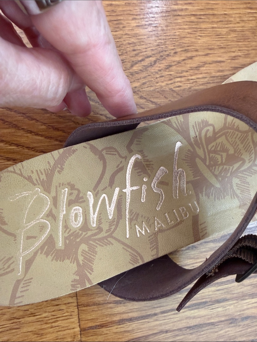 Blowfish Malibu Brown Braided T-Strap Thong Sandals Boho Women’s Size 10 - Picture 8 of 12